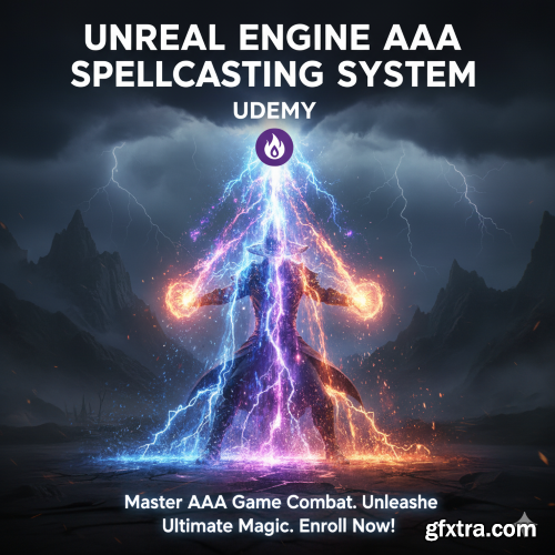 Udemy - Unreal Engine AAA Spellcasting System