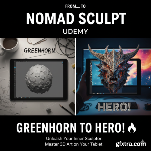 Udemy - Nomad Sculpt Crash Course for Beginners!