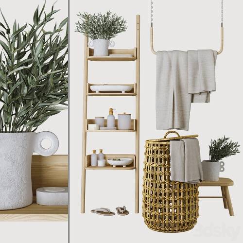 '3dsky Pro - Decorative set for bathroom # 14'