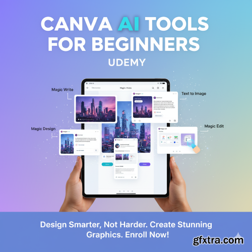 Udemy - Canva + AI Tools for Beginners: Design Stunning Graphics
