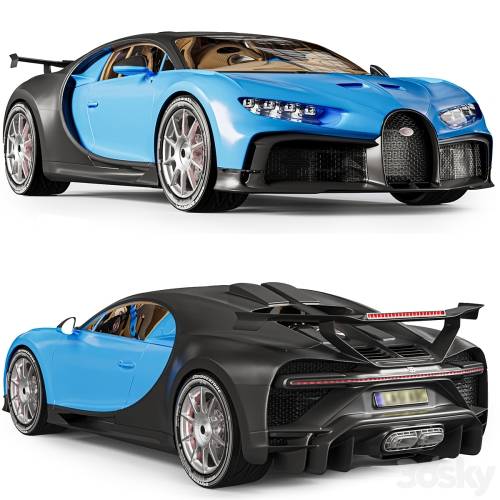 '3dsky Pro - Bugatti Chiron + interior' '3dsky Pro - Bugatti Chiron + interior'