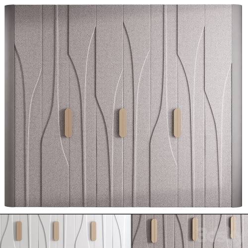 '3dsky Pro - Wardrobe with abstract panel in 2 OPTIONS' '3dsky Pro - Wardrobe with abstract panel in 2 OPTIONS'