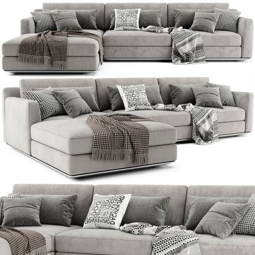 '3dsky Pro - Horm Ellington Chaise Longue Sofa'