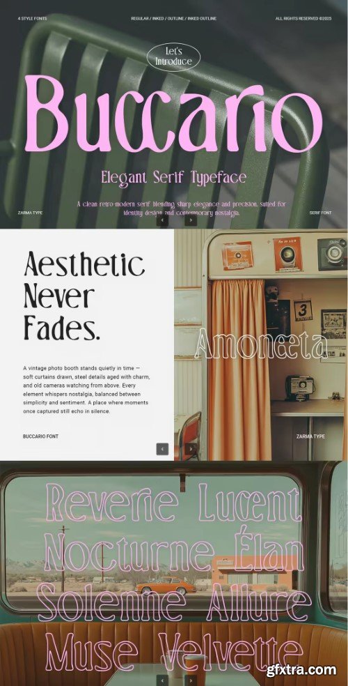 Buccario - Elegant Serif Font