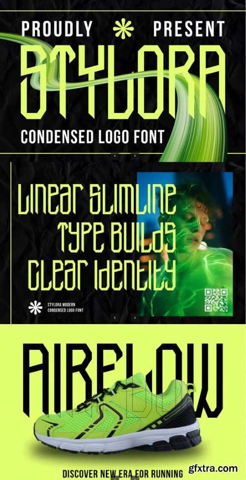 Creativemarket - Stylora Condensed Logo Font