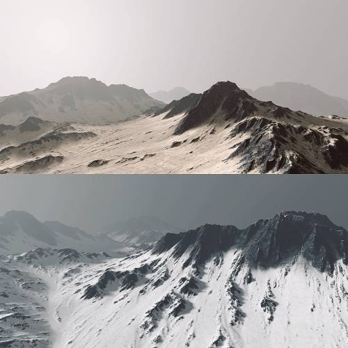 '3dsky Pro - Mountains landscape / Mountain landscape'