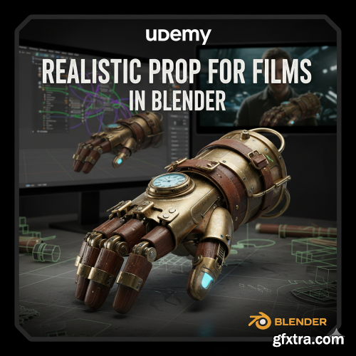 Udemy - Realistic 3D Prop for Films in Blender