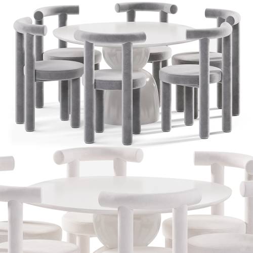 '3dsky Pro - Calan chair and Sahra table' '3dsky Pro - Calan chair and Sahra table'
