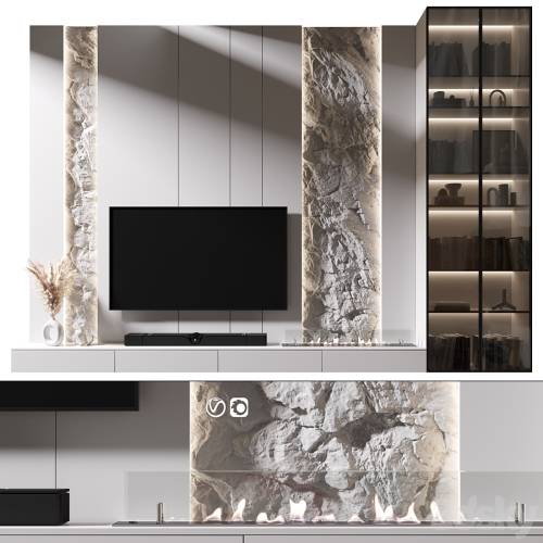 '3dsky Pro - TV Wall | set 1081' '3dsky Pro - TV Wall | set 1081'