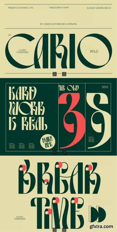 Cario – Luxury Bold Display