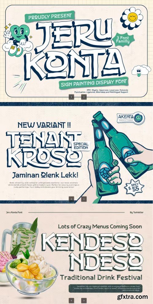 Creativemarket - Jeru Konta - Sign Painting Display Font