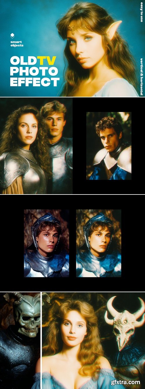 CreativeMarket - Old TV Photo Effect 291845758