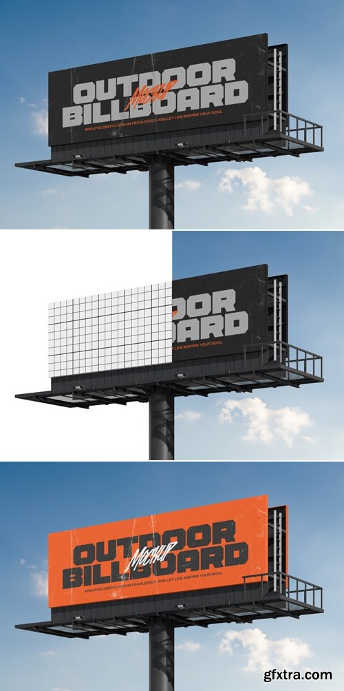Pixelbuddha - Outdoor Billboard Mockup 6008 Pixelbuddha - Outdoor Billboard Mockup 6008