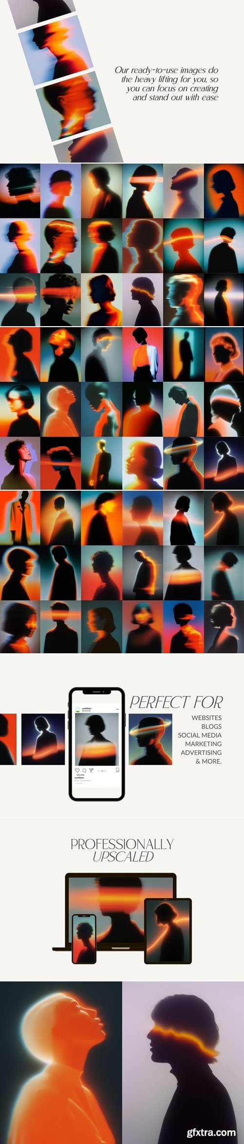 CreativeMarket - Aesthetic Dreamlike Silhouettes 291857595