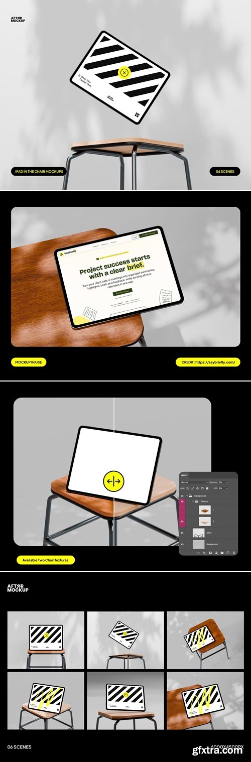 Studio2am - iPad in The Chair Mockups