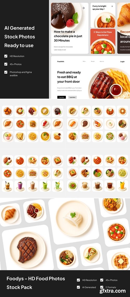 Foodys - 45+ Premium Food Cutout Images