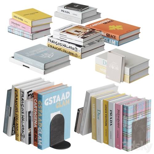 '3dsky Pro - Zara Home Set of books' '3dsky Pro - Zara Home Set of books'