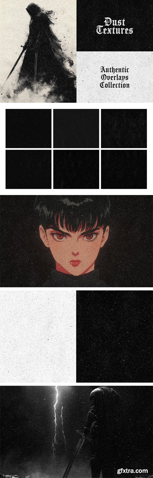 Dust Textures - Authentic Overlays for Photoshop