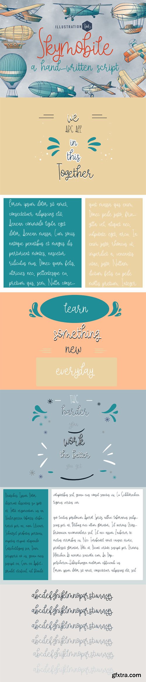 ZP Skymobile - Hand-crafted Script Font