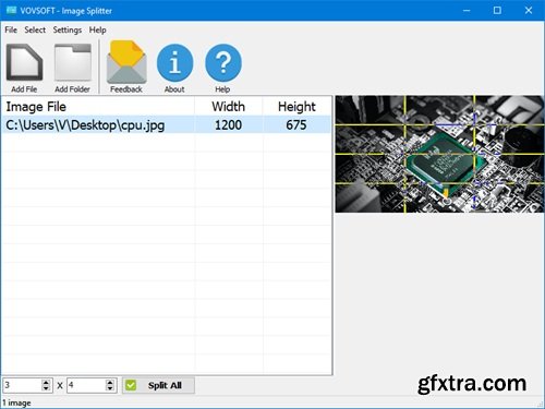 VovSoft Image Splitter 1.4