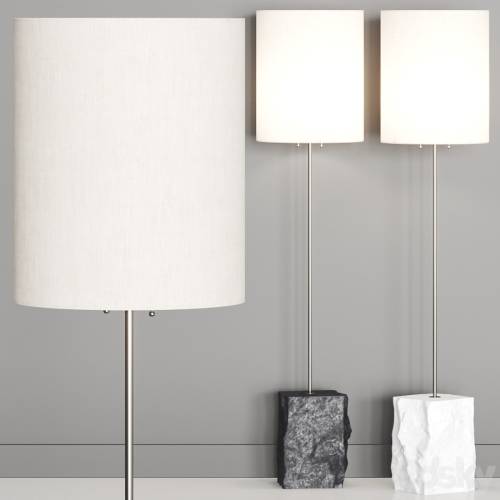 '3dsky Pro - CB2 Raw Marble Floor Lamp'