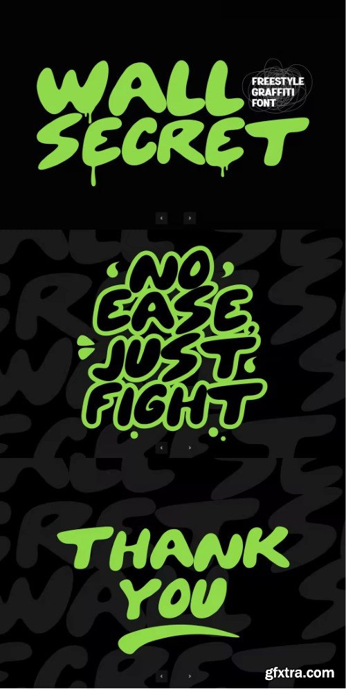 Wall Secret – Freestyle Graffiti Font