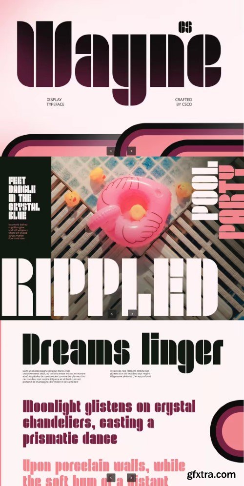 Wayne – Stencil Font