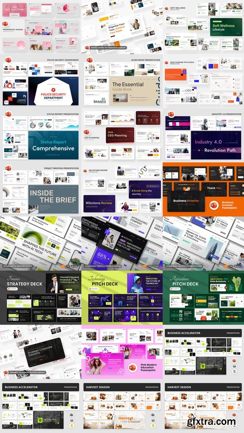 24 PowerPoint Templates Bundle 32