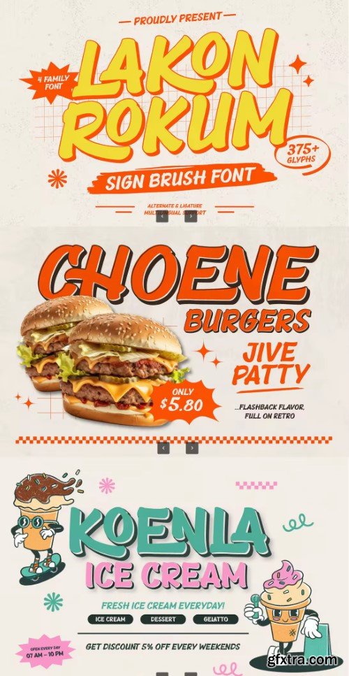 Creativemarket - Lakon Rokum - Sign Brush Font