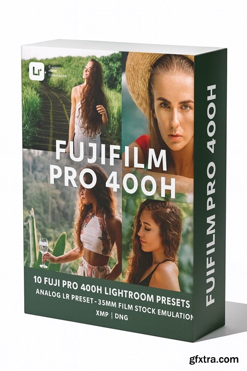 10 Fuji Pro 400H Lightroom Presets - Analog LR Preset - 35mm Film Stock Emulation