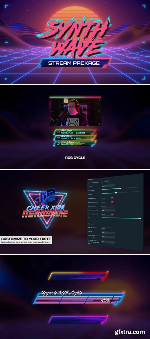 Nerd or Die - Retrowave - Full Stream Package