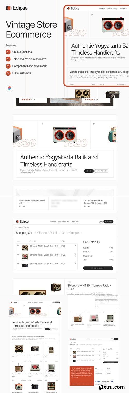 Eclipse - Vintage Store Web Ecommerce