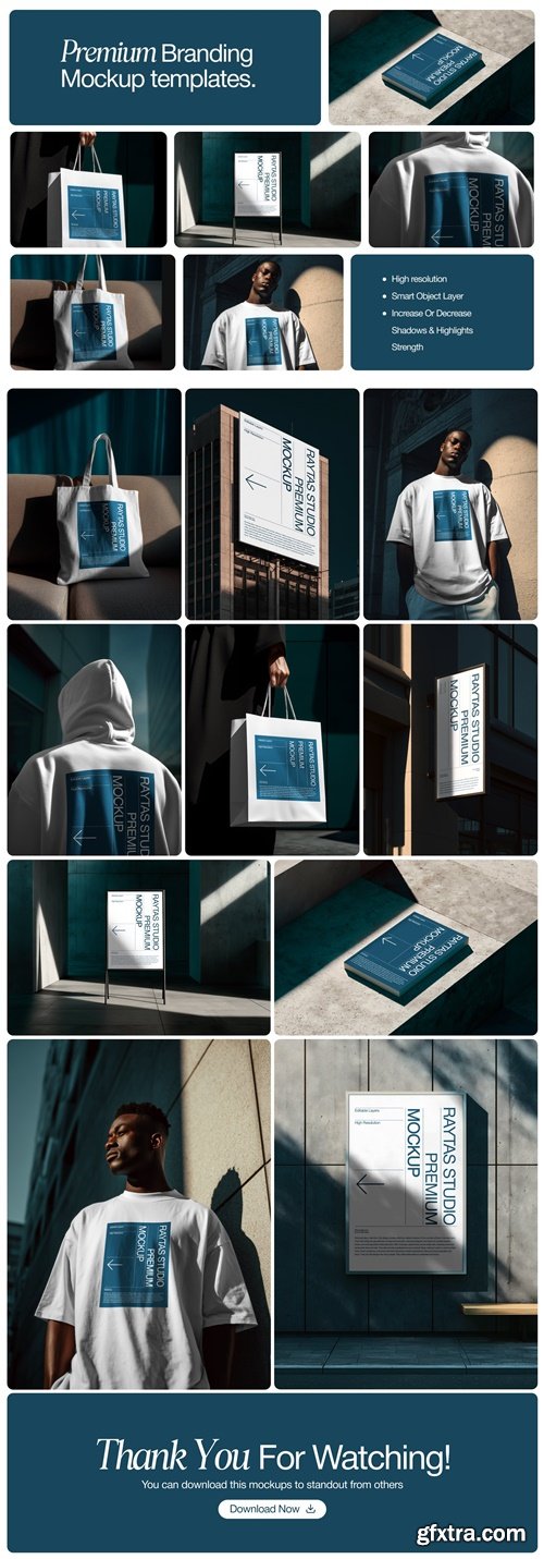 Raytas Fashion Branding Mockup Kit