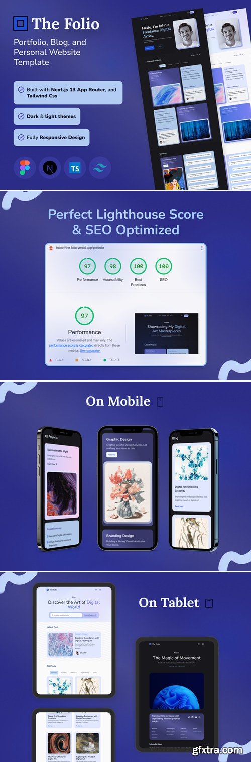 The Folio - Portfolio, Blog, and Personal Website Template.