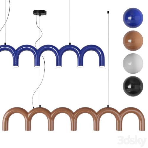 '3dsky Pro - Oblure Arch LED pendant chandelier' '3dsky Pro - Oblure Arch LED pendant chandelier'