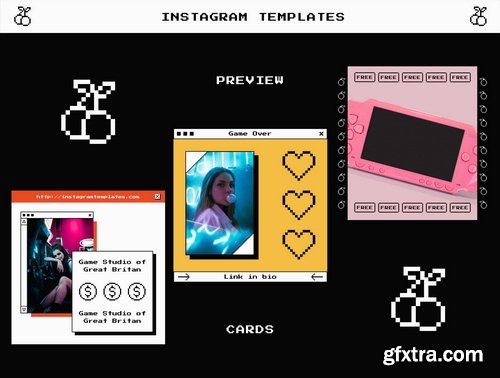 Craftwork Design - Electro Instagram Templates