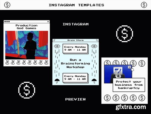 Craftwork Design - Electro Instagram Templates