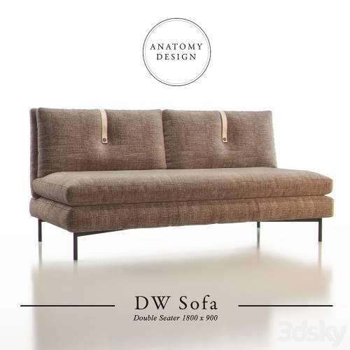 '3dsky Pro - Anatomy Design - DW Sofa Double Seater'