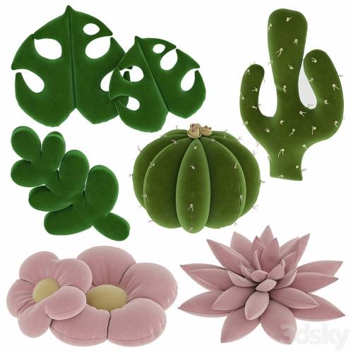 '3dsky Pro - Set of decorative pillows for a children's room'