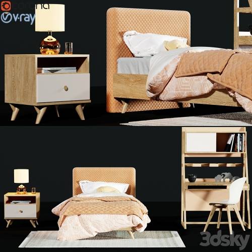 '3dsky Pro - Childroom Full furniture set_3dce_3'