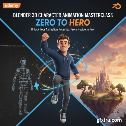Udemy - Blender 3D Character Animation Masterclass: Zero to Hero