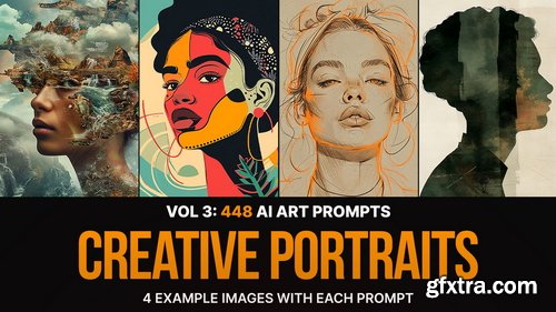 448 Midjourney Creative Portrait Prompts: Vol 3