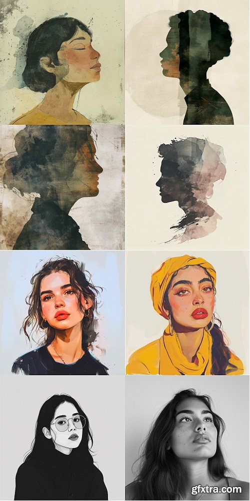 448 Midjourney Creative Portrait Prompts: Vol 3