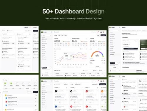 'Camero - CRM Dashboard UI Kit' 'Camero - CRM Dashboard UI Kit'