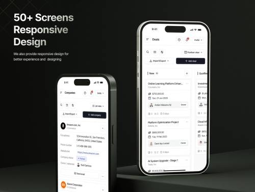 'Camero - CRM Dashboard UI Kit'