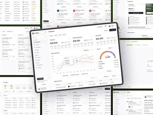 'Camero - CRM Dashboard UI Kit'