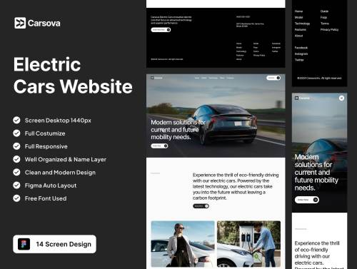 'Carsova - Electric Cars Website' 'Carsova - Electric Cars Website'