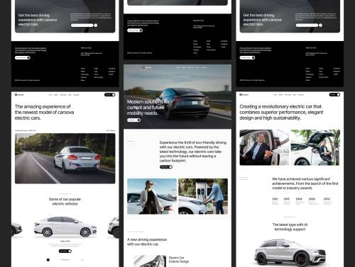 'Carsova - Electric Cars Website' 'Carsova - Electric Cars Website'