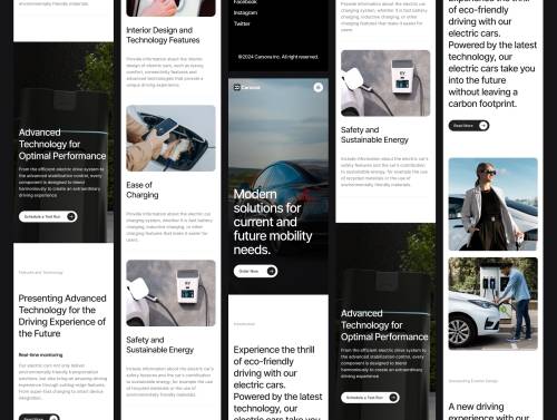 'Carsova - Electric Cars Website' 'Carsova - Electric Cars Website'