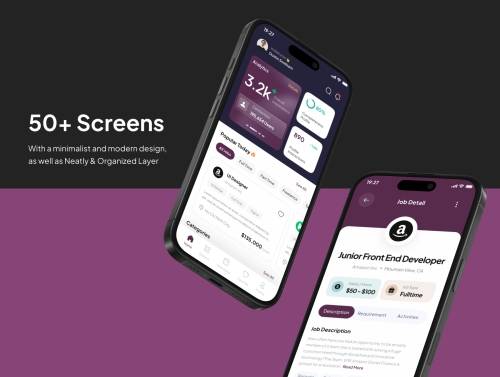 'FindWork - Job Finder App Ui Kits' 'FindWork - Job Finder App Ui Kits'